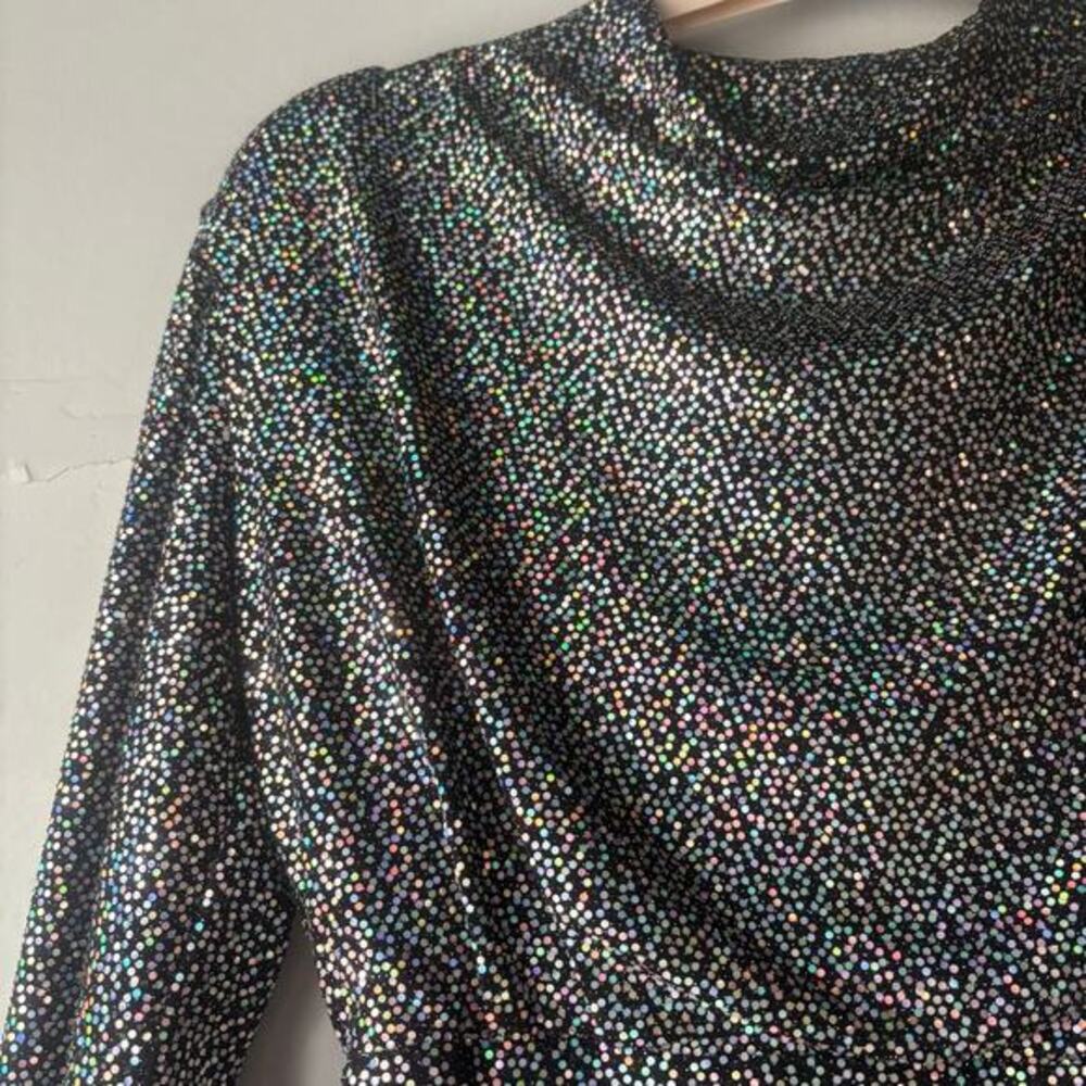 Alexia Admor Rainbow Sequin Dress Size 4 - Picture 9 of 12